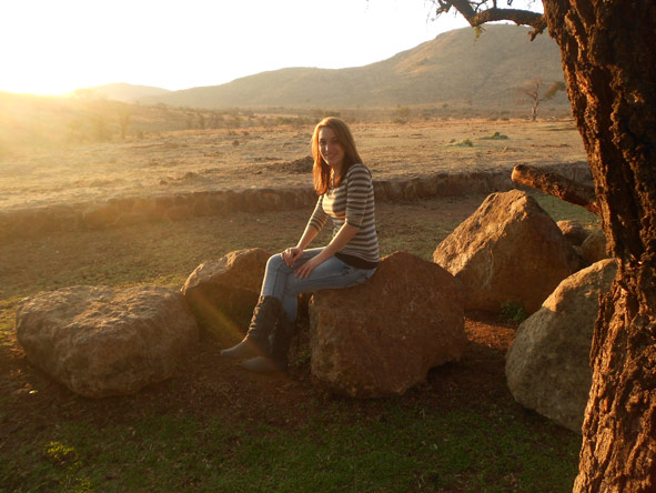 Monique Tolken - sunset in Letsatsing Game Reserve